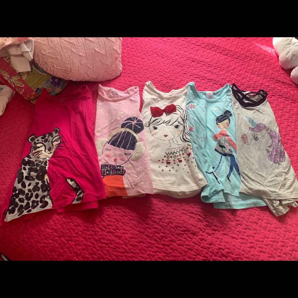 Bundle 5 tops  long sleeve VERY GOOD CONDITION .